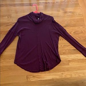Plum Purple Turtleneck Top